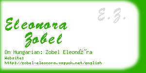 eleonora zobel business card
